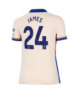 Chelsea Reece James #24 Venkovní Dres pro Dámské 2024-25 Krátký Rukáv